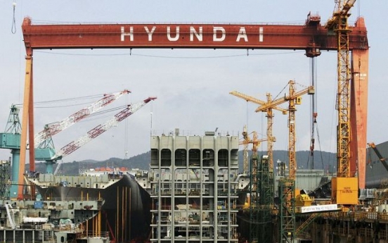 Order backlog of Korean shipbuilders hits 12-year low