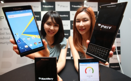 BlackBerry launches Priv smartphone in Korea