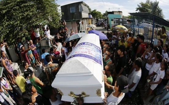 필리핀서 5세 아이, '묻지마' 마약사범 사살에 또 희생