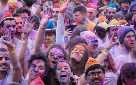 Holi to bring the color back to Korea