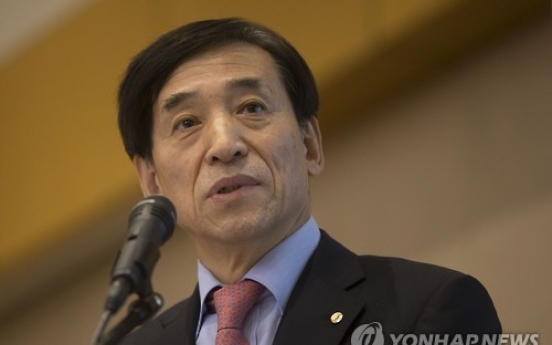 Korea central bank chief leaves for G20 meeting in Germany