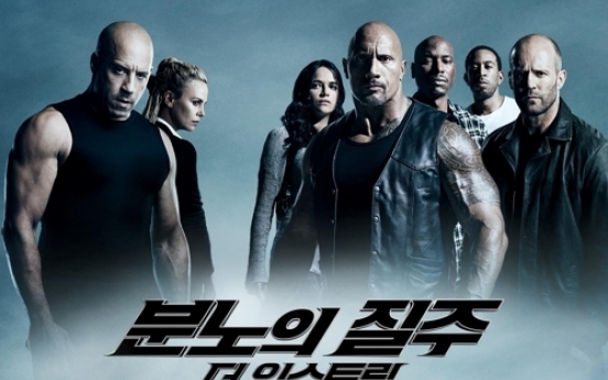 'Fast and Furious 8' wins second weekend in S. Korea