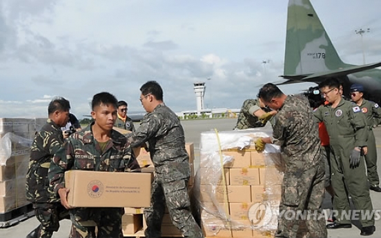 Korea establishes disaster response center in typhoon-hit Philippines