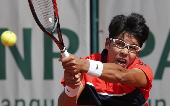 Korean Chung Hyeon pushes Nishikori to limit in 3rd round loss at French Open