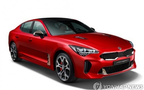 Kia Stinger sports car receives strong response in Korea