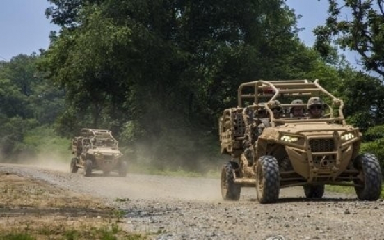 US Marine brings light, off-road vehicles to Korea for joint drill