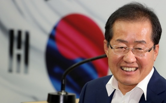 Hong declares bid to become conservative party chief