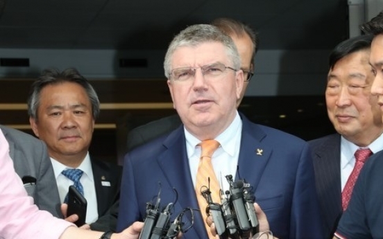 IOC President Bach says joint Korean team at PyeongChang 'in spirit of Olympism'