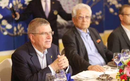IOC President Bach saving talks on joint Korean Olympic team for Moon