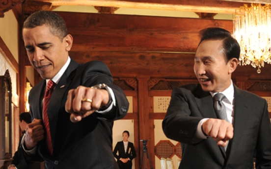 Obama to rendezvous with former President Lee Myung-bak