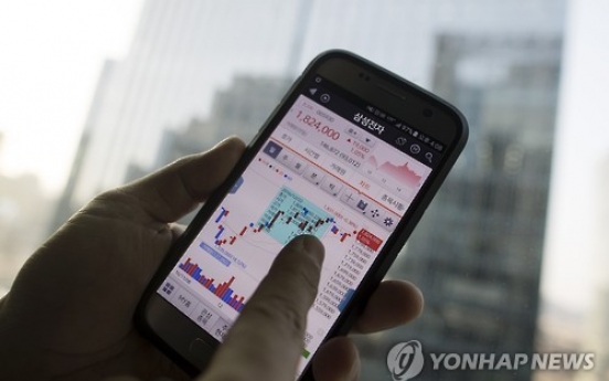 Korea's mobile stock trading rises amid growing smartphone penetration: data