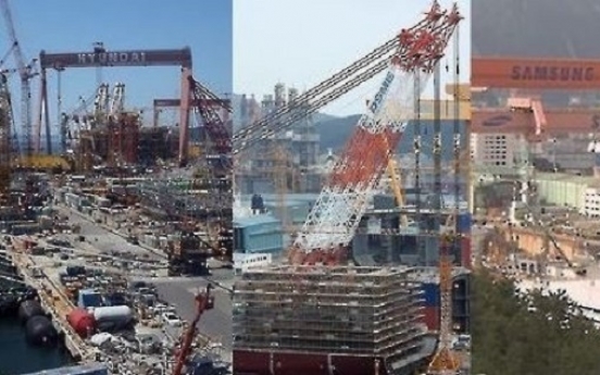Korean shipyards at top of order backlog ranking