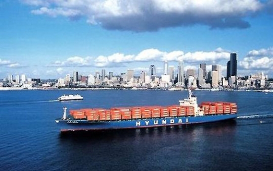 Hyundai Merchant cargo processing hits record at Busan port