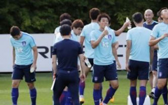 Korea natl. football team set to train with full squad