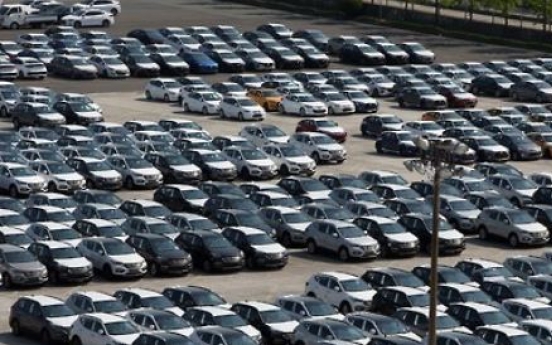 Five Korean carmakers' sales fall 1.6% on weak overseas demand