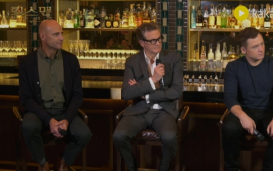 Colin Firth, Taron Egerton, Mark Strong meet with Korean fans via live stream