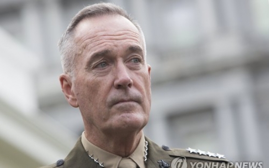 Dunford says 'matter of time' before N. Korea can deliver