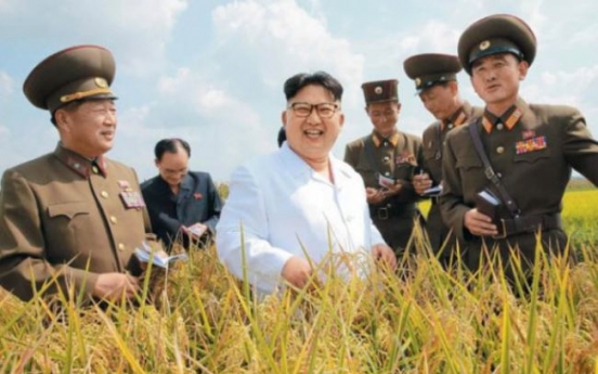 NK leader inspects farm, calls for development of more productive crops