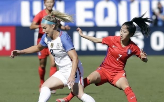 Korea crushed 6-0 by US in women's football friendly