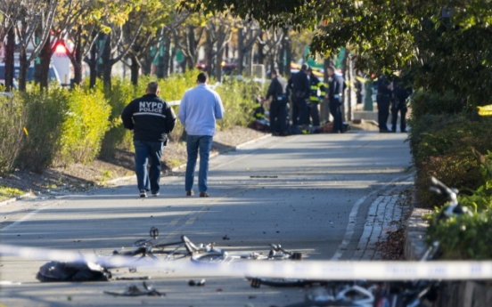 8 killed by New York motorist in 'cowardly act of terror'