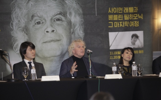 Simon Rattle’s last tour in Korea with Berlin Philharmonic sweetened by pianist Cho Seong-jin