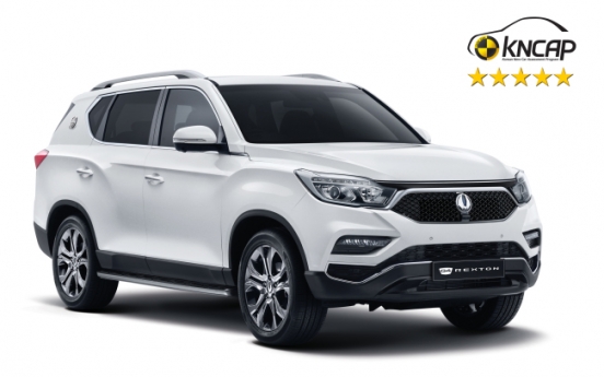 SsangYong Motor‘s G4 Rexton earns top safety rating