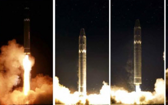 NK likely to launch another ICBM, seek nuclear talks next year: think tank