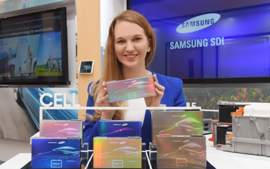 Samsung SDI showcases latest EV batteries at NAIAS 2018