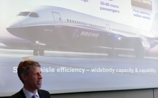 Boeing plans to open technology research center in Korea