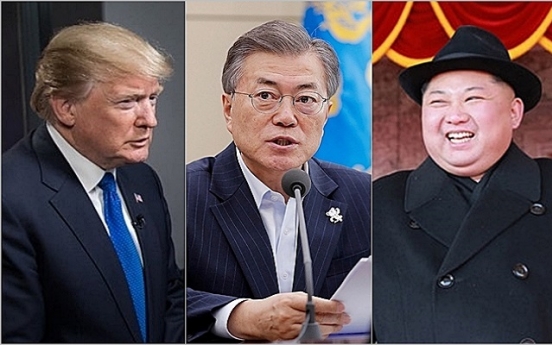Moon hints at trilateral summit with US, NK