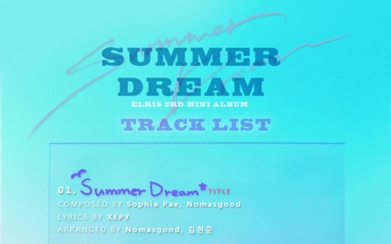 Elris reveals track list for ‘Summer Dream’ EP