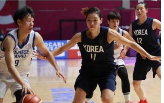 Unified Korean team suffers 1st loss in women's basketball