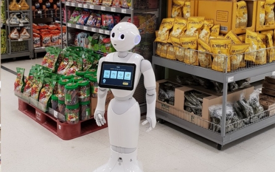 E-mart goes digital: Advanced robot concierge unveiled at store