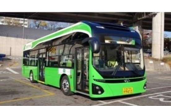 Electric city buses start running in Seoul