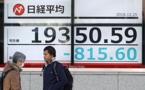 Japan stocks plunge, other Asia markets fall after US losses