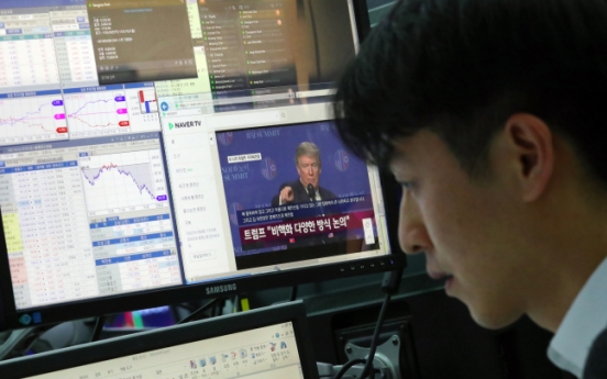 S. Korean market loses ground over Trump-Kim summit breakdown