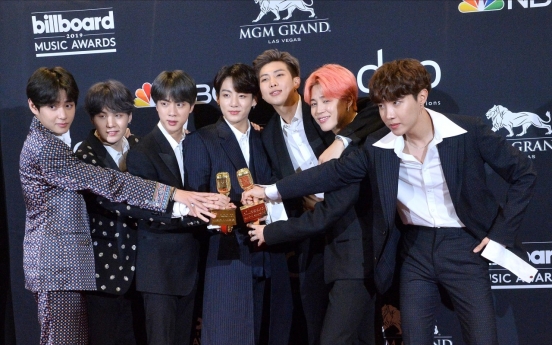 All eyes on BTS as the group bags two awards at BBMAs