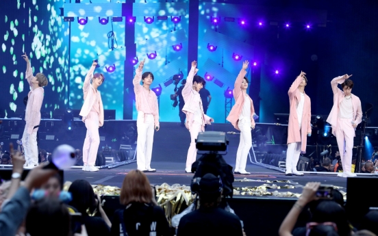 BTS performs at historic sold-out Wembley concert