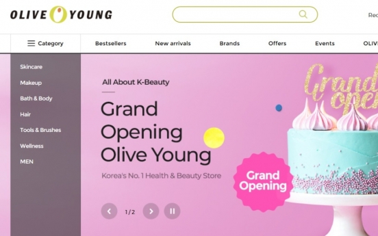 Olive Young launches global online mall for foreign shoppers