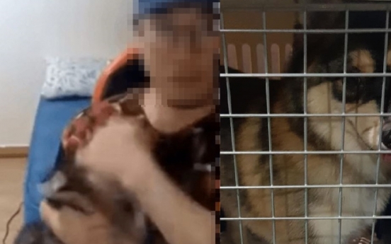 YouTuber under fire for abusing dog during live show