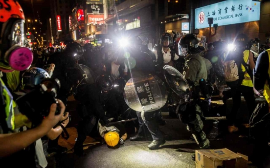 South Korean man arrested in Hong Kong on suspicion of illegal protest