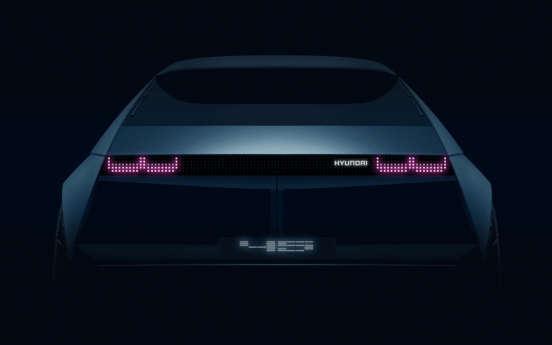 Teaser image for Hyundai Motor’s EV concept car 45 revealed