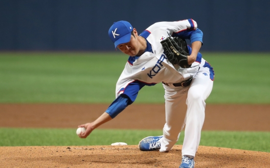 S. Korea beats military club in tuneup for Olympic baseball qualifiers