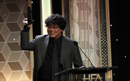 Bong Joon-ho wins at Hollywood Film Awards