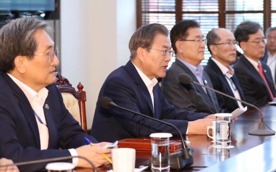 Moon vows unswayed push for peace, innovation, fairness in remaining presidency