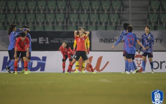 S. Korea finish second to Japan at E. Asian women's football tournament