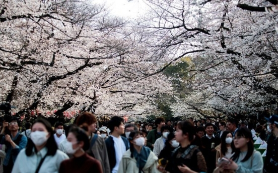 'Joy of spring': Japan fetes cherry blossoms despite virus