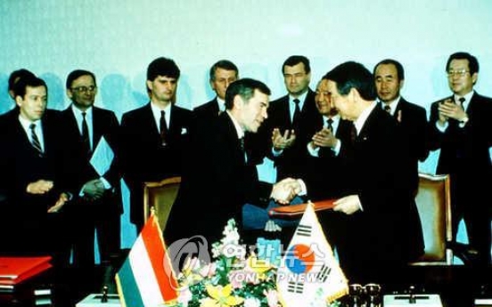 S. Korea provided $125m in loans to Hungary in 1989 for diplomatic relations