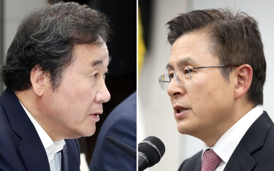 Lee widens lead, Hwang plummets in presidential poll