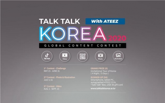 KOCIS hosts ‘<b>Talk</b> <b>Talk</b> Korea 2020’ contest to promote Korean culture